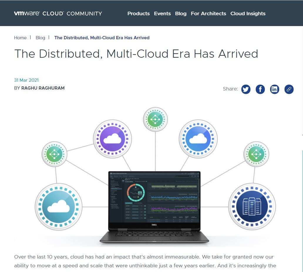 VMware社が、”VMware Cloud”を発表しました。