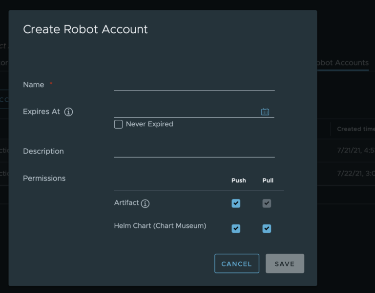 Harborの robot accountを使ったsecret作成 APPSWINGBY Developers Blog